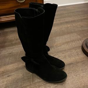 GB Girls Black Boots Size 4